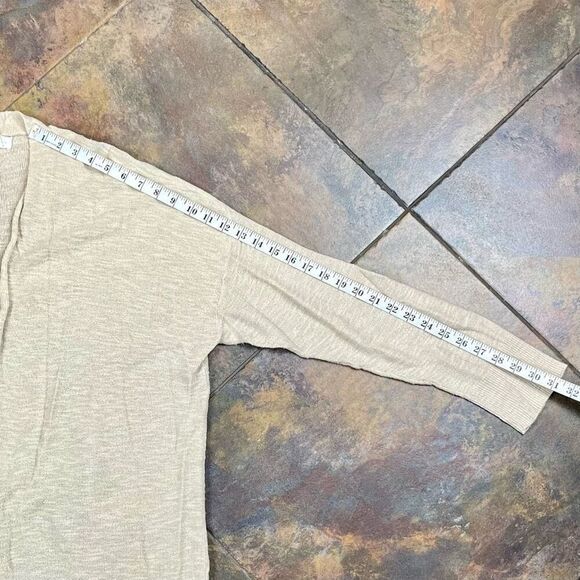 Caslon Cream Open Front Long Sleeve Cardigan 2X - Picture 4 of 11